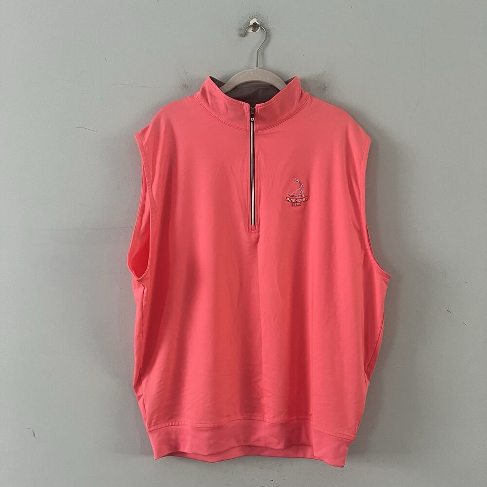FootJoy Pinehurst Half-Zip Pink Performance‎ Golf Vest
